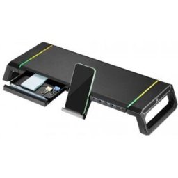 Ewent EW1268 soporte para monitor Negro Escritorio