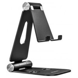 Aisens Soporte De Sobremesa Tamaño XL Ajustable (2 Pivotes) Para Movil / Tablet, Negro