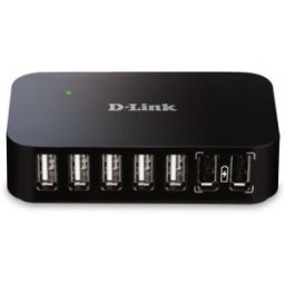 D-Link DUB H7 - Hub - 7 puertos - Hi-Speed USB DUB-H7