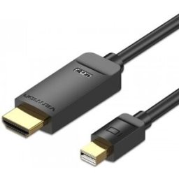 Vention Cable Conversor HAHBH/ Mini Displayport Macho - HDMI Macho/ 2m/ Negro