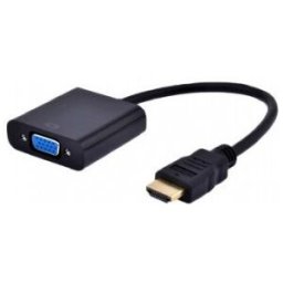 Gembird A-HDMI-VGA-03 VGA HDMI Negro adaptador de cable