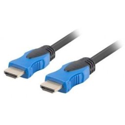 Lanberg CABLE HDMI CA-HDMI-20CU-0200-BK - CONECTORES MACHO/MACHO CHAPADOS EN ORO - RESOLUCIÓN HASTA