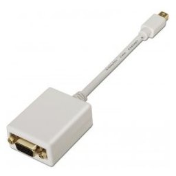 Aisens A125-0136 adaptador de cable de vídeo 0,15 m Mini DisplayPort VGA Blanco