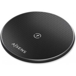 Aisens Cargador Inalambrico USB-C 15W Para Movil, Negro