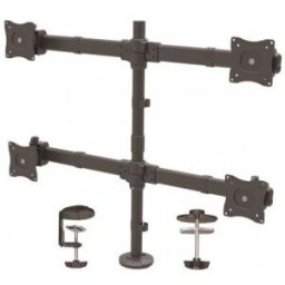 StarTech.com Brazo de Escritorio Articulado para Soporte de 4 Monitores - Mástil de Soporte para 4 P