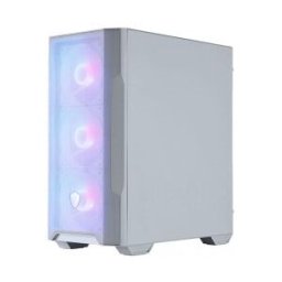 MSI MAG FORGE M100R Midi Tower Transparente, Blanco