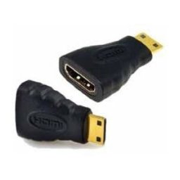 Approx ADAPTADOR HDMI HEMBRA A MINIHDMI MACHO - BAÑADO EN ORO