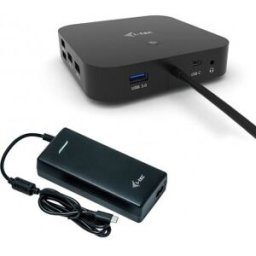 i-tec USB-C Dual Display Docking Station with Power Delivery 100 W + Universal Charger 112 W