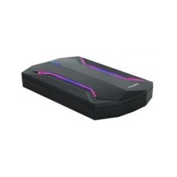 TooQ TQE-2599RGB caja para disco duro externo Carcasa de disco duro/SSD Negro 2.5
