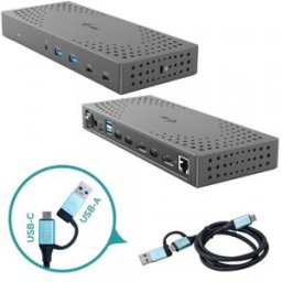 i-tec USB 3.0 / USB-C / Thunderbolt, 3x 4K Docking Station Gen 2 + Power Delivery 100W