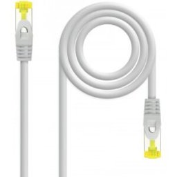 Nanocable Cable Red Latiguillo RJ45 LSZH CAT.6A SFTP AWG26 - Gris - 25 cm