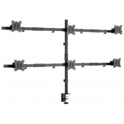 Equip Soporte articulado de sobremesa para 6 monitores de 17"-32