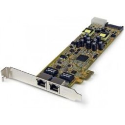 StarTech.com Tarjeta Adaptador de Red PoE/PSE PCI Express PCIe Gigabit Ethernet con 2 Puertos RJ45,
