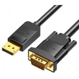 Vention Cable Conversor HBLBG - Displayport Macho - VGA Macho - 1.5m - Negro