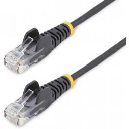 StarTech.com Cable de Red Ethernet CAT6 Delgado sin Enganches Negro de 5m - Cable RJ45 Snagless Slim