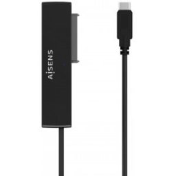 Aisens Adaptador ASE-35C02B SATA a USB-C USB 3.0/USB3.1 GEN1 para Discos Duros 2.5" y 3.5" con Alime