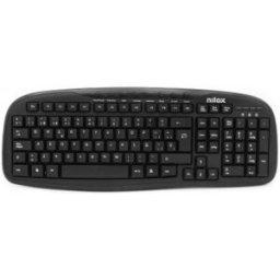 Teclado Nilox Nxkbe000001 Multimedia - Negro