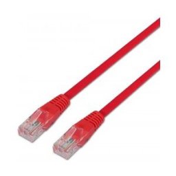 Aisens A135-0237 cable de red Rojo 0,5 m Cat6 U/UTP (UTP)
