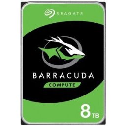 Seagate Barracuda 8TB, 3.5", 8000 GB, 5400 RPM, Serial ATA III, 256 MB, Unidad de disco duro