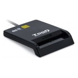TooQ Lector de Tarjetas Inteligentes DNIe SIM USB-C - Negro