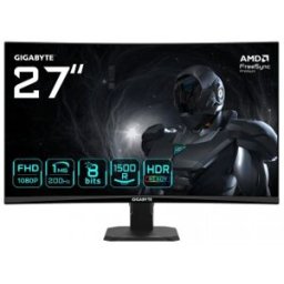 Gigabyte GS27FCA Monitor gaming curvo 27" FHD - 1920 x 1080 - 27" Full HD - LED - Negro - 200Hz