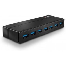 Lindy 43228 hub de interfaz USB 3.2 Gen 1 (3.1 Gen 1) Type-A 5000 Mbit/s - Negro