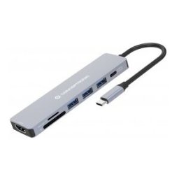 Conceptronic DONN19G base para portátil y replicador de puertos Alámbrico USB 3.2 Gen 1 (3.1 Gen 1)
