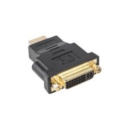 Lanberg ADAPTADOR HDMI MACHO A DVI-D (24+1) HEMBRA AD-0014-BK - SINGLE LINK
