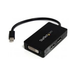 StarTech.com Mini DisplayPort to DisplayPort / DVI / HDMI Multifunction Adapter - Adaptador de vídeo