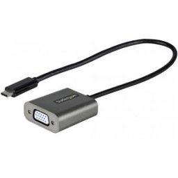 StarTech.com Adaptador USB C a VGA - Convertidor Tipo Llavero USB Tipo C a VGA 1080p - Convertidor U
