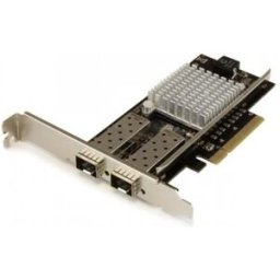 StarTech.com Tarjeta PCI Express de Red de Fibra de 10GB con 2 Puertos de SFP+ Abiertos, Interno, Al