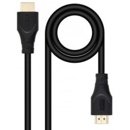 Nanocable Cable HDMI V1.4 CCS, A/M-A/M, Negro, 1m