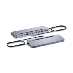 i-tec USB-C Metal Ergonomic 3x 4K Display Docking Station + Power Delivery 100 W
