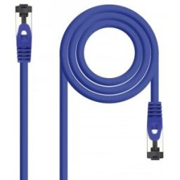 Nanocable Cable de Red Latiguillo Cat.8.1 2GHz LSZH SSTP AWG26, Azul, 2 m