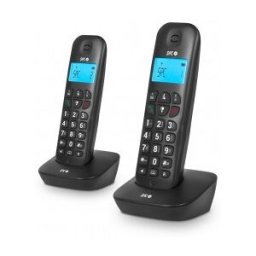 Spc AIR PRO DÚO Teléfono analógico Identificador de llamadas Negro