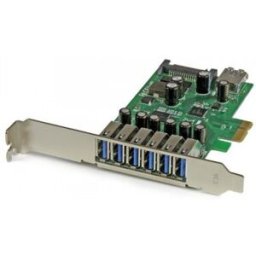 Startech.C STARTECH PEXUSB3S7 Adaptador tarjeta PCI Express de 7 puertos USB 3.0 con perfil bajo o completo - 7