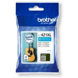 Brother LC-421XLC Cartucho de tinta - Cian - (Original)