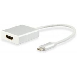 Equip USB C MALE TO HDMI, USB Type C, HDMI, Male connector/Female connector, Color blanco, 0,15 m, 4