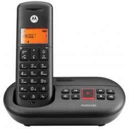 Motorola E211 Teléfono DECT Identificador de llamadas - Negro