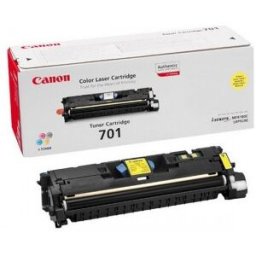 Canon 701, Cartucho de tóner, 4000 páginas, Amarillo, 1 pieza(s)
