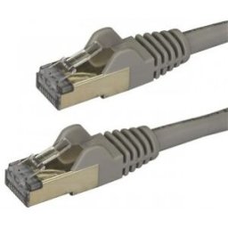 StarTech.com Cable de 2m de Red Ethernet RJ45 Cat6a Blindado STP - Cable sin Enganche Snagless - Gri