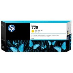 HP Cartucho de tinta DesignJet 728 amarillo de 300 ml, , Amarillo, DesignJet T830, DesignJet T730,
