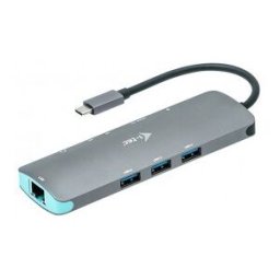 i-tec Metal USB-C Metal Nano Docking Station 4K HDMI LAN + Power Delivery 100 W, Alámbrico, USB 3.0