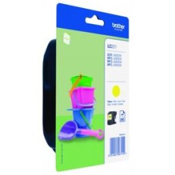 Brother LC-221YBP cartucho de tinta Original Amarillo