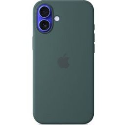 Apple Funda de silicona con MagSafe para el iPhone 16 Plus - Verde lago
