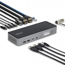 StarTech.com Docking Station Universal USB-C de 3 Pantallas - Docking Station USB Tipo C HDMI DP - P
