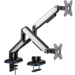 Aisens Soporte De Mesa RGB Gaming Contrapeso Giratorio E Inclinable Para Monitor/TV 9kg (3 Pivotes,