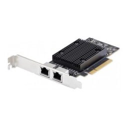 StarTech.com Tarjeta de Red Ethernet PCIe de 2 Puertos RJ45 de 10Gb - Adaptador de Red Ethernet de R