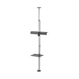 Equip 650621 soporte para TV 177,8 cm (70") Negro, Acero inoxidable
