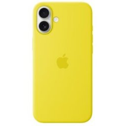 Apple Funda de silicona con MagSafe para el iPhone 16 Plus - Amarillo carambola